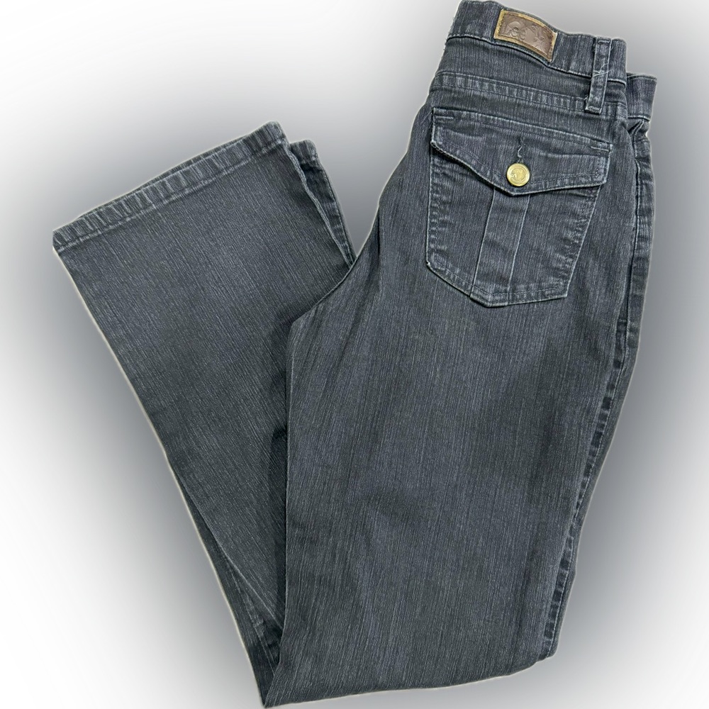 Lee Classic fit Straight leg women’s black jeans size 4 Petite